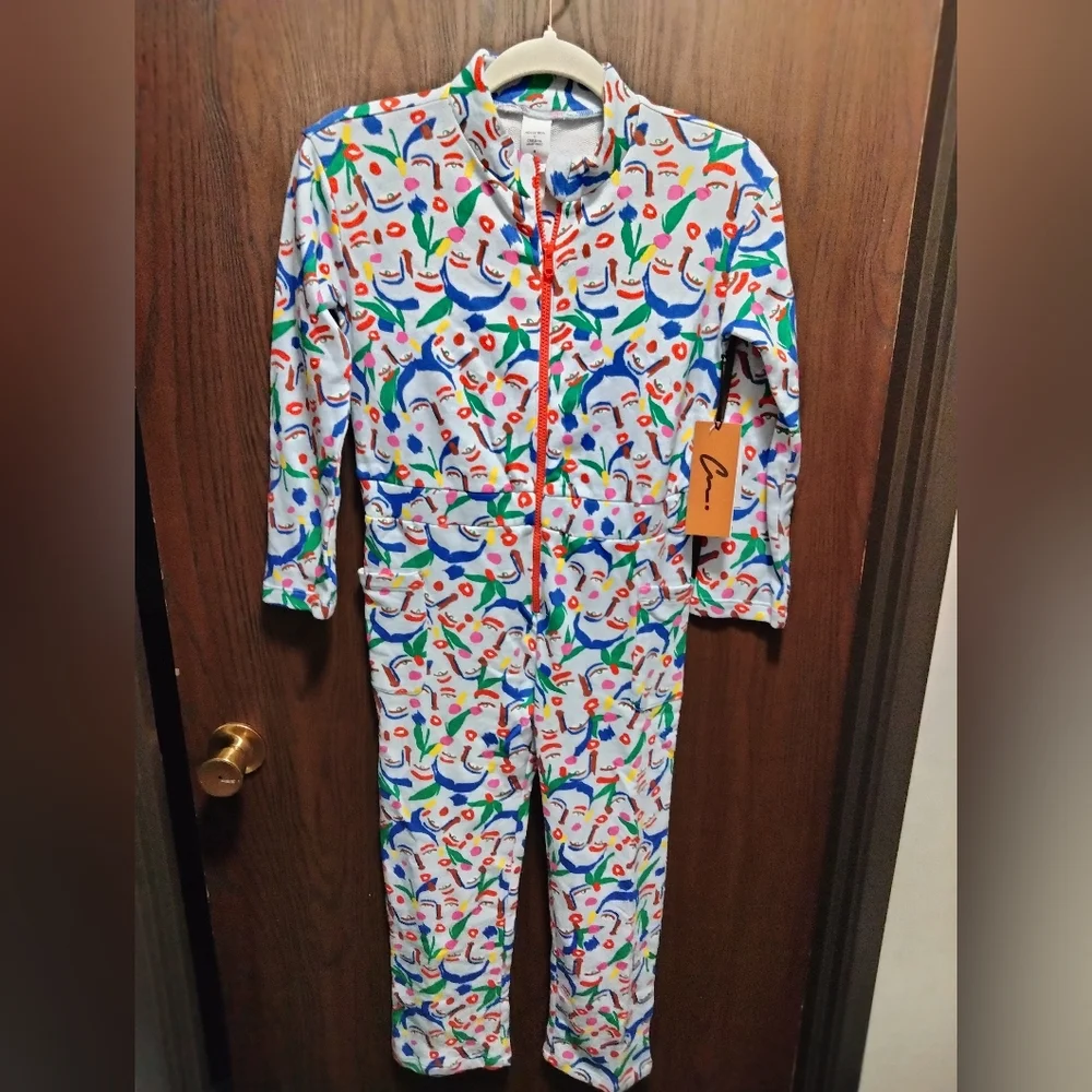 NWT Girl's Nordstrom Blossom Expression Jumpsuit